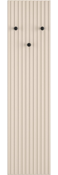 Selsey CALETTO - Wandgarderobe mit Lamellen- 34 cm - Beige