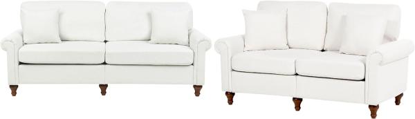 Sofa Set cremeweiß 5-Sitzer GINNERUP