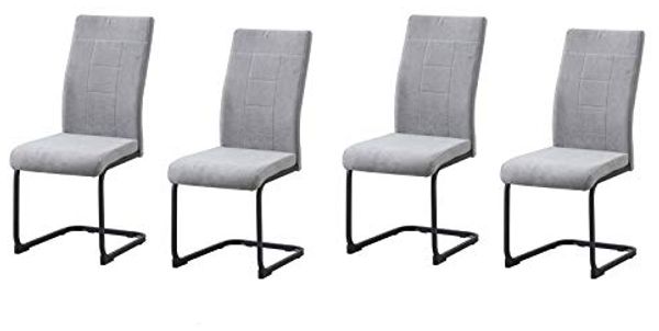 Schwingstuhl LennyP 4er Set grau