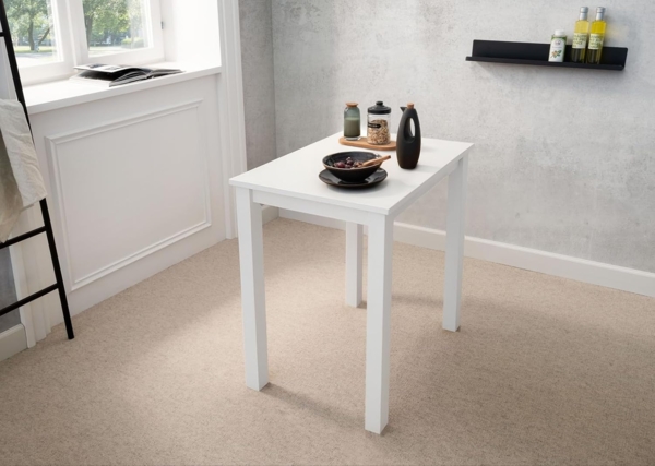 Woodroom Essgruppe Kota, (Hevea massiv lackiert, Tisch 50x70 cm, 2 Stühle), Stuhl, Holzstuhl, Massivholz, Stuhl-Set, Stühle, Esstisch, Tischgruppe Bild 4