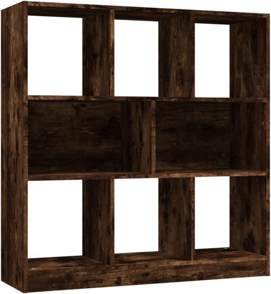 vidaXL Bücherregal Räuchereiche 97,5 x 29,5 x 100 cm Holzwerkstoff 826378