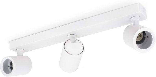 linovum LED Aufbaustrahler TENJO Deckenstrahler 3 flammig weiss Spots drehbar & schwenkbar, Leuchtmittel nicht inklusive