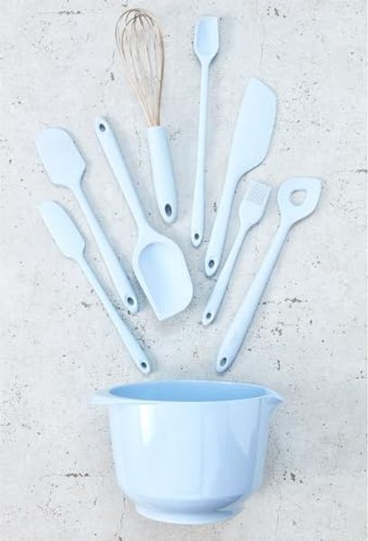 Birkmann Rührlöffel 'COLOUR KITCHEN', Silikon hellblau, 5.5 x 29.5 x 1.4 cm, lebensmittelecht Bild 2
