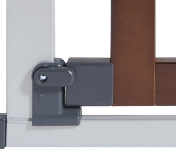 Munchkin Auto Close Tür-/Treppenschutzgitter mit Druckbefestigung, selbstschließend, 76 - 82 cm, bis zu 117 cm mit Verlängerung, weiß Bild 3