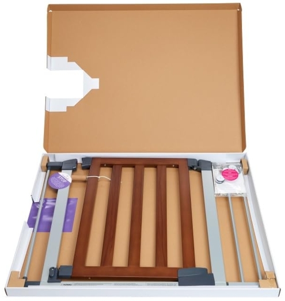 Munchkin Auto Close Tür-/Treppenschutzgitter mit Druckbefestigung, selbstschließend, 76 - 82 cm, bis zu 117 cm mit Verlängerung, weiß Bild 8