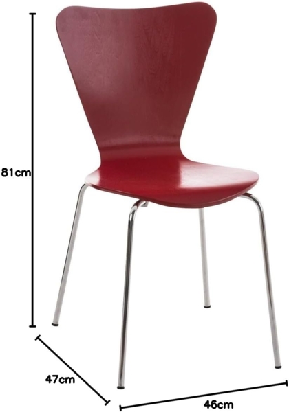 2er Set Besucherstuhl Calisto [151452205]