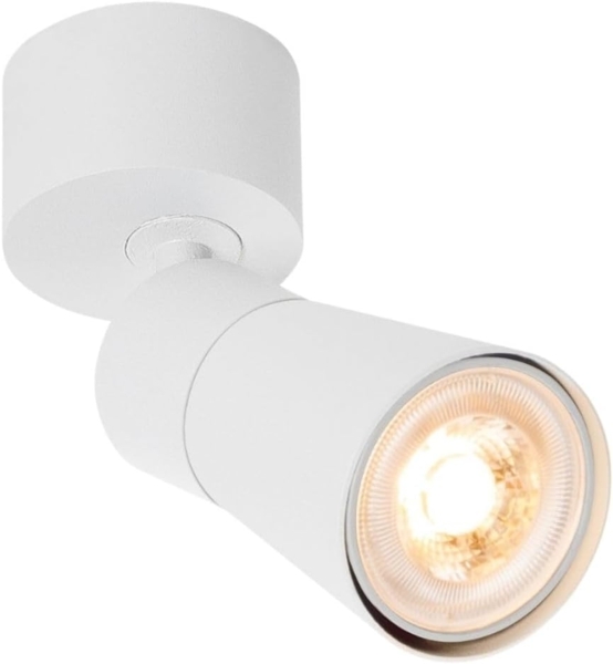 SLV PURI 2.0 Cone, Wand- und Deckenaufbauleuchte, 1x max. 6W GU10, weiß - Wand- und Deckenleuchten