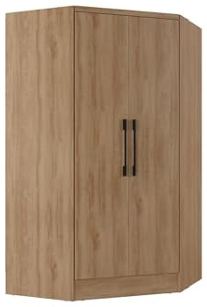 Vente-unique - AURALI Wardrobe and walk-in wardrobe Holz, Platte Beige - B 101,5 cm x H 182 cm x L 101,5 cm