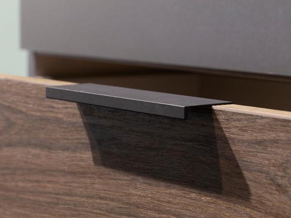 rauch Kleiderschrank, Drehtürenschrank TICAO, 6-türig, 2 Spiegeltüren, 2 Schubkästen, inkl. Türdämpferset, Alpinweiß/Atlantik Oak dunkel, 181 x 210 x 54 cm Bild 11