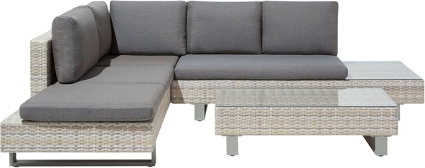 Ecksofa Lounge Set LANCIANO Grau