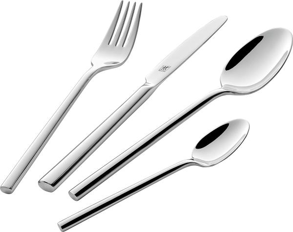 Zwilling Besteck Set Aberdeen, 60tlg, für 12 Personen, poliert, Edelstahl, silber, spülmaschinengeeignet, Tafelbesteck, 07146-360-0