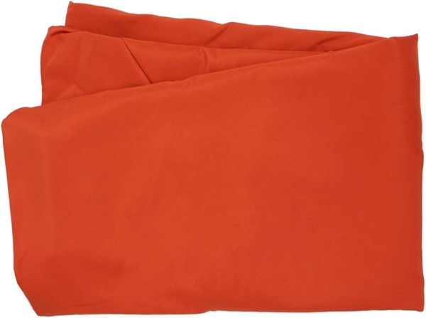 Ersatz-Bezug für Sonnenschirm halbrund Parla, Sonnenschirmbezug Ersatzbezug, 270cm Stoff/Textil UV 50+ 3kg ~ terracotta Bild 5