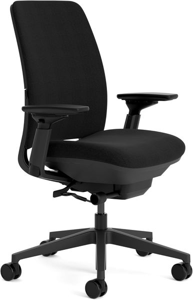 Steelcase Amia Bürostuhl, Plastic, Onyx, 68x56. 5x99