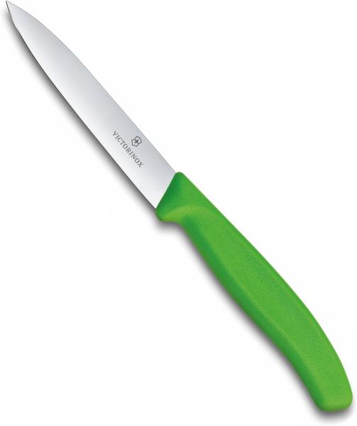 VICTORINOX Gemüsemesser Swiss Classic silber, grün, Klinge: 10,0 cm