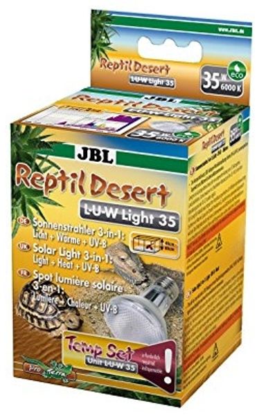 JBL Sonnenstrahler ReptilDesert L-U-W Light Alu 35W weiß / transparent
