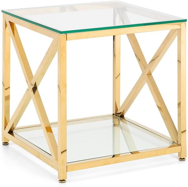 Julian Bowen Miami Lampentisch, Gold