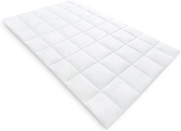 Warme Bettdecke für den Winter - Winterbettdecke mit Hohlfaserfüllung - Steppdecke - Öko-Tex zertifizierte Decke - waschbar, allergikergeeignet - Bettdecke 200x220