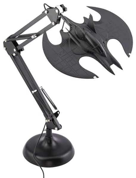 Batman Batwing Flexibles Licht - Offiziell lizenziertes DC Comics Flexibler Schreibtischlampen, ideal für Büro & Zuhause, Sammlerartikel für Comicbuch-Fans, betrieben über USB