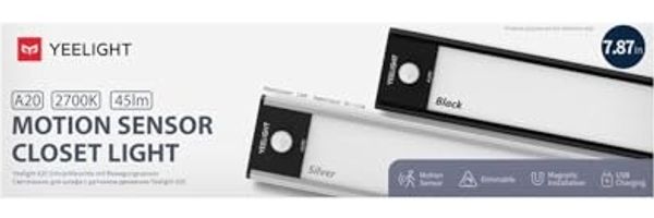 Yeelight YLCG002-B Schwarz Weiß Passiver Infrarot-Sensor (PIR) LED 1 2 W Warmes Glühen 2700 K