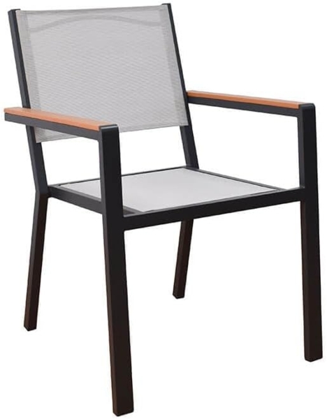 HOME DELUXE Gartenstuhl stapelbar SEDIA - 2erSet