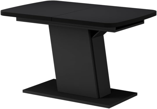 Esstisch Fenaro Schwarz 120 x 80 cm ausziehbar Vicco