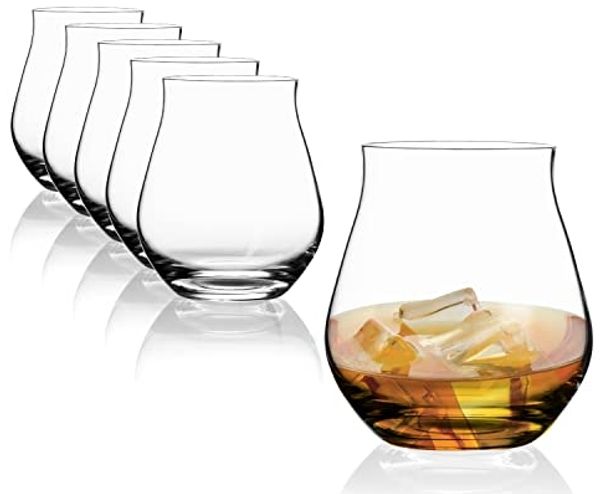SAHM Gläser-Set Rum Gläser 6er Set - Sensorik Rumglas, Sensorik Glas, 100% recycelbar