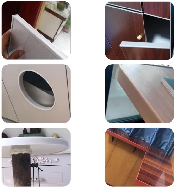 Kantenumleimer selbstklebend, Kantenschutz Baby, Eckenschutz Kantenschutz, U-Förmig TPE Kantenband für Schrankreparatur, Möbelrestaurierung und Renovierung (Weiß,U9mm*3m) Bild 6