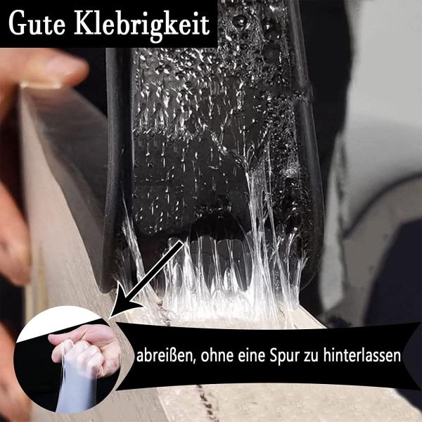 Kantenumleimer selbstklebend, Kantenschutz Baby, Eckenschutz Kantenschutz, U-Förmig TPE Kantenband für Schrankreparatur, Möbelrestaurierung und Renovierung (Weiß,U9mm*3m) Bild 4