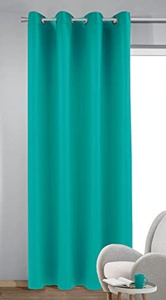 HOMING Verdunkelungsvorhang Verdunkelungs-Ösenschal MIA BxH 140x245cm, Ösen, abdunkelnd, Store