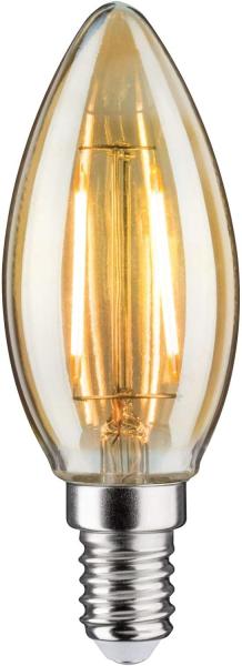 Paulmann 28704 LED Kerze 2,6 Watt E14 Gold Goldlicht