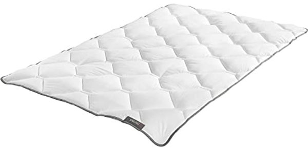 Badenia Trendline Steppbett Micro Mono weiß 155 x 220 cm Bettdecke Schladecke