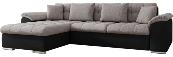 Ecksofa Diana, Seite: Links, Farbe: Soft 011 + Lawa 05