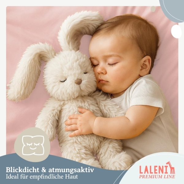 Laleni Premium Spannbettlaken Stubenwagen 40x90 cm - Oeko-Tex Zertifiziert, 100% Baumwolle, atmungsaktives Spannbetttuch Jersey Baby, 150 g/m², Rosa Bild 6