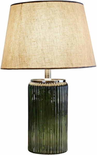 Mirabeau Tischleuchte Tischlampe Thalindor grün/creme