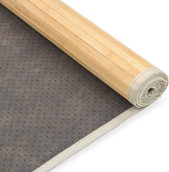 vidaXL Teppich Bambus 80x300 cm Natur 247199 Bild 5