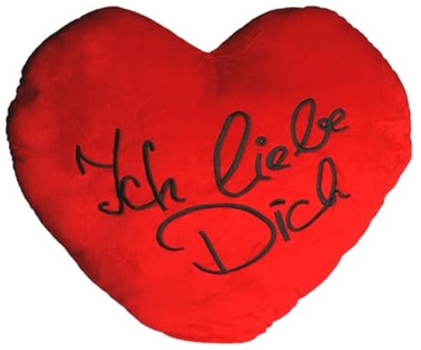 Out of the Blue Bettwäsche Kissen XXL Herz Ich liebe Dich Herz - 60x45 cm