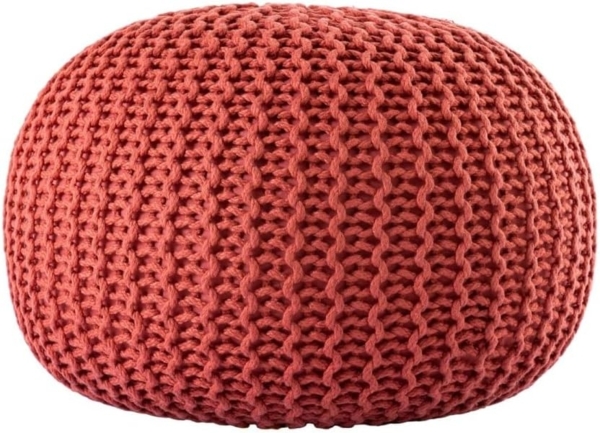 Amagohome Gartenlounge-Hocker Pouf Outdoor ø 55 o. 45cm Bodenkissen Sitzpouf Hocker wetterfest pfleg Bild 4