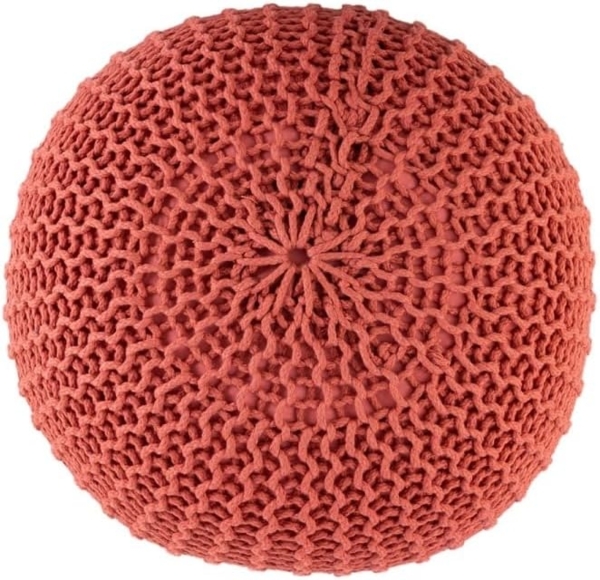 Amagohome Gartenlounge-Hocker Pouf Outdoor ø 55 o. 45cm Bodenkissen Sitzpouf Hocker wetterfest pfleg Bild 5