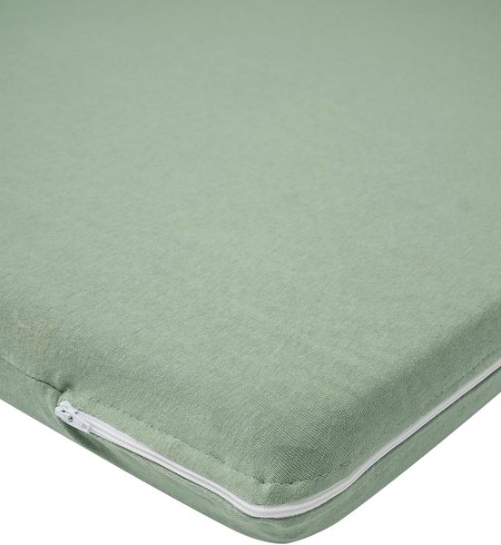 Meyco Baby Spannbettlaken Uni Stone Green, Jersey, Gummizug: Rundum, (1 Stück), 60x120cm