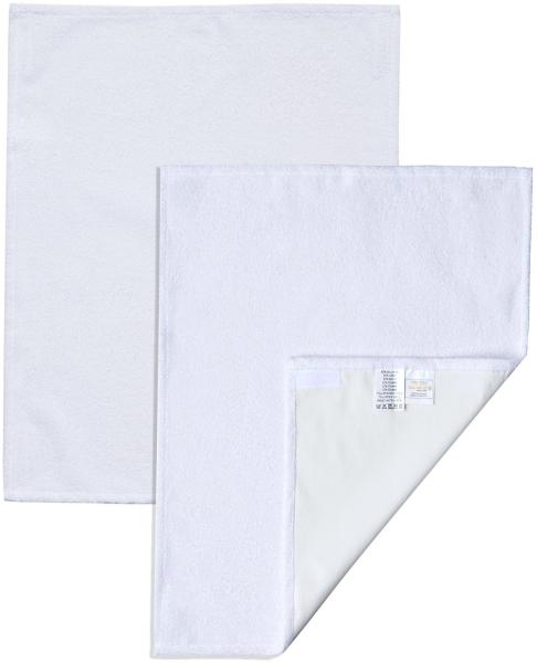 Wechselhandtuch für Wickelauflage Small | Beschichteter Frotteebezug mit Clever-Klett | 2er Set Wechselhandtücher für nordic coast Wickelauflage 50x70