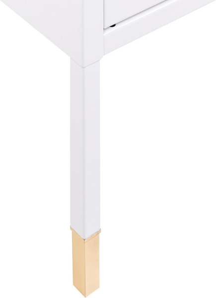 Nachttisch OSSETT Metall Weiß Bild 8