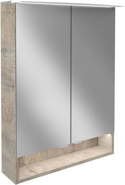 Fackelmann B.STYLE Spiegelschrank, 60 cm breit, Grau