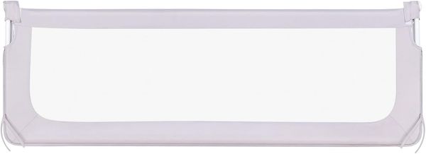 HUOLE Bettschuztgitter Sleep N Safe Plus XL, Großer Rausfallschutz Bett für Babys und Kinder im Elternbett, Faltbar, Tragbar, Bettgitter für Kleinkinder, 150 * 70 * 26cm – grau