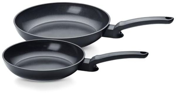 Fissler Pfannen-Set Ceratal® Evo Classic, Aluminium (Set, 1x Bratpfanne 24 cm + 1x Bratpfanne 28 cm), 2-teiliges Keramikpfannen-Set