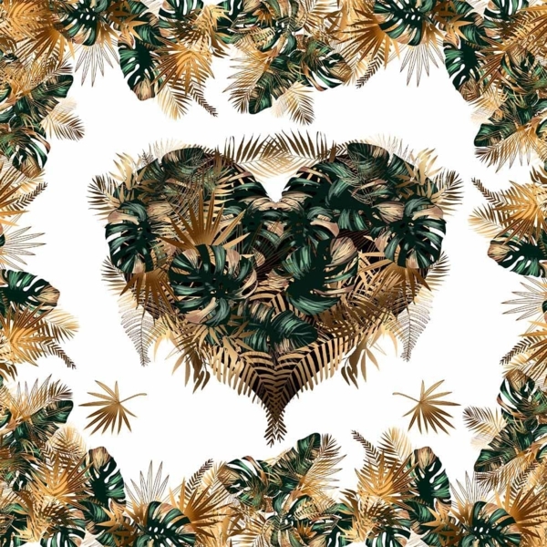 PETTI Artigiani Italiani - Zubehör für Küchentextilien, eleganter Tischläufer, 40x140 cm aus Mikrofaser, Tischdecke mit Digitaldruck Tropical 04, 100 % Made in Italy Bild 3