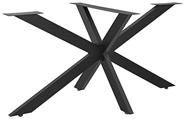 Tischgestell Oberau 150x78x71 cm Schwarz [en. casa]