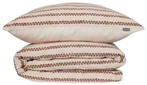 Schiesser Bettwäscheset Gwen - Feinbiber - 2-teilig - 155 x 220 cm - Creme