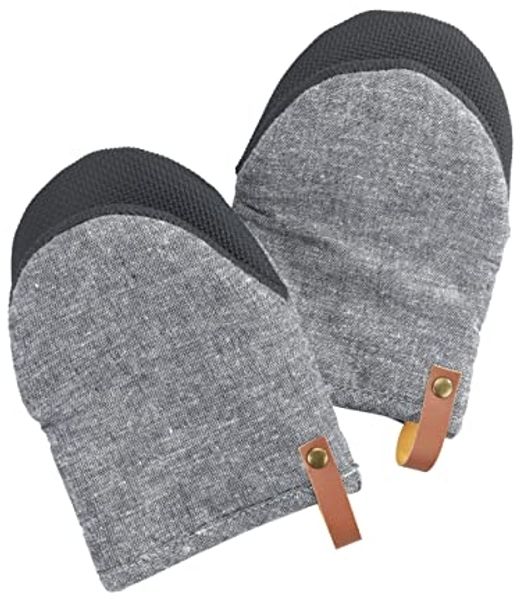WENKO Topfhandschuhe Modell Ada Mini, (Set, 2-tlg), kleine Ofenhandschuhe, Handflächen aus Neopren, Baumwollinnenseite