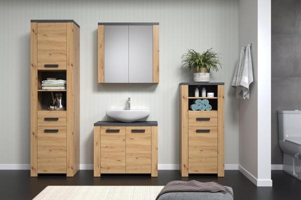 Standschrank Franka / Follow, Holzwerkstoff, Holzfarben, 53 x 118 x 35 cm Bild 6