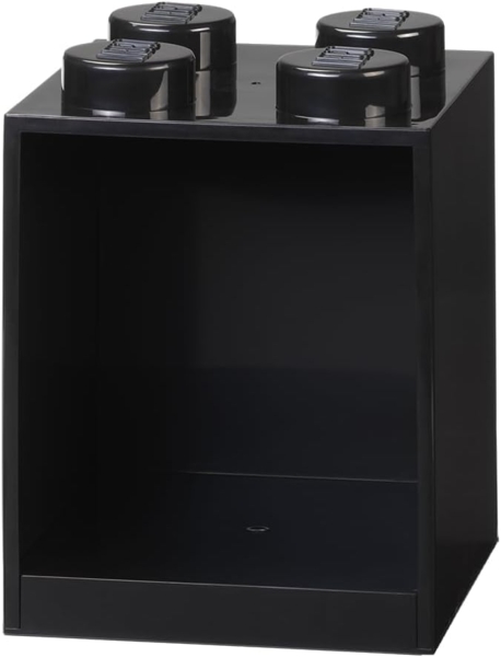 Lego 'Storage Brick' 4 Noppen 16 x 16 x 21 cm Polypropylen schwarz